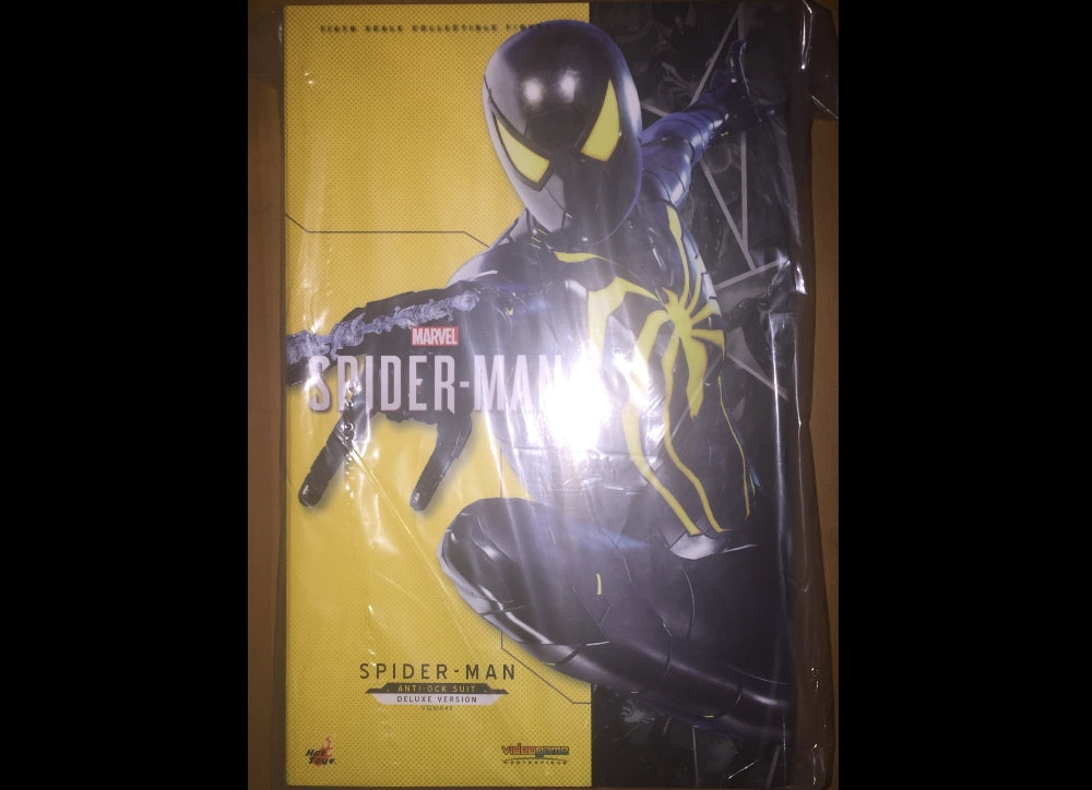 Ready Hot Toys VGM45 MARVEL'S SPIDER-MAN PS4 1/6 SPIDER-MAN ANTI-OCK SUIT DELUXE