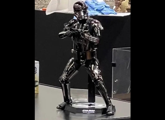 准备好了!Hot Toys MMS621 星球大战 1/6 死亡士兵(黑色镀铬版)