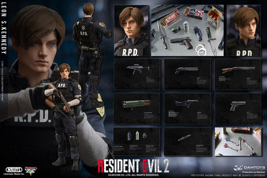 Damtoys DMS030 Resident Evil 2 - LEON S.KENNEDY 1/6 Figure