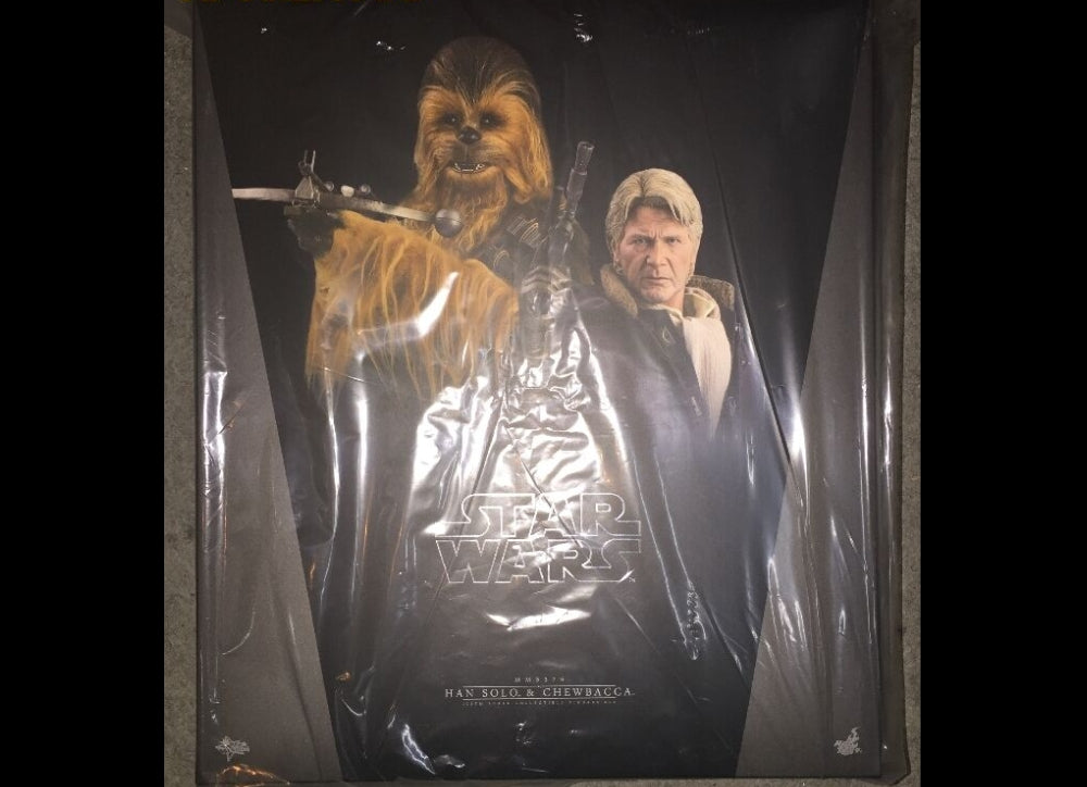 Hot Toys MMS376 STAR WARS THE FORCE AWAKENS 1/6 HAN SOLO AND CHEWBACCA