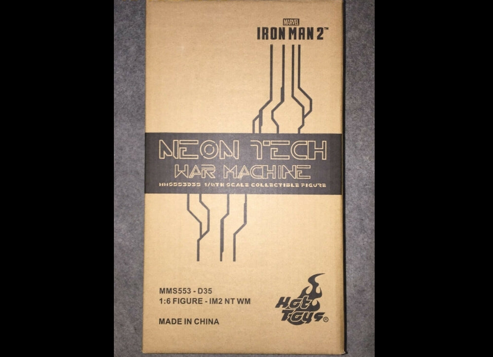 Hot Toys MMS553D35 IRON MAN 2 NEON TECH WAR MACHINE 1/6 DIecast