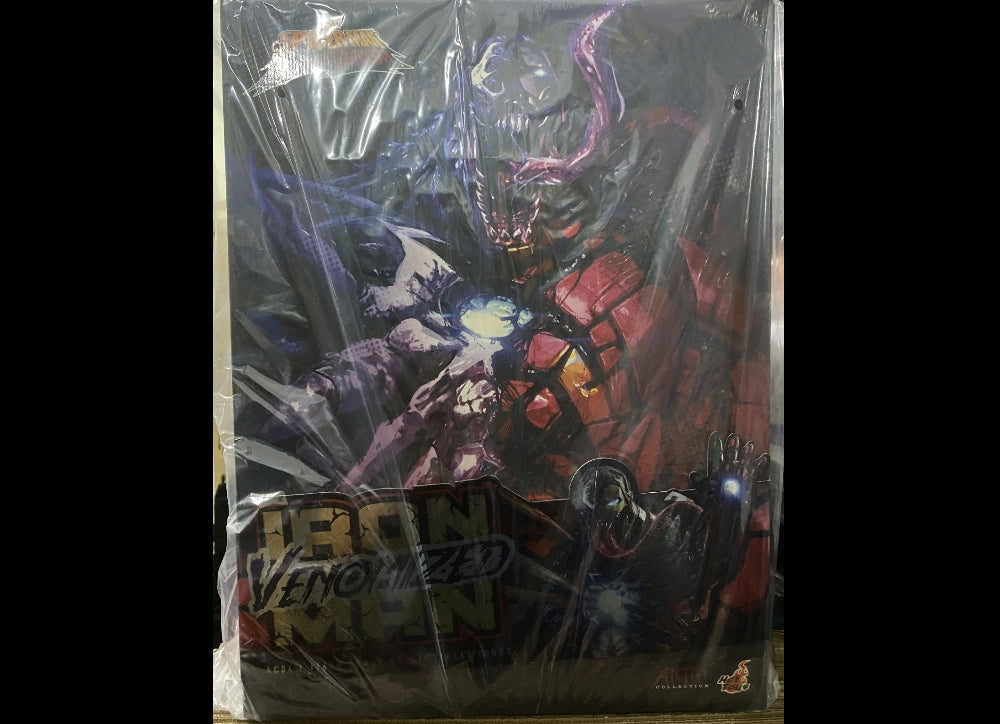 现货!Hot Toys AC04 漫威蜘蛛侠 1/6 毒液化钢铁侠 常规版