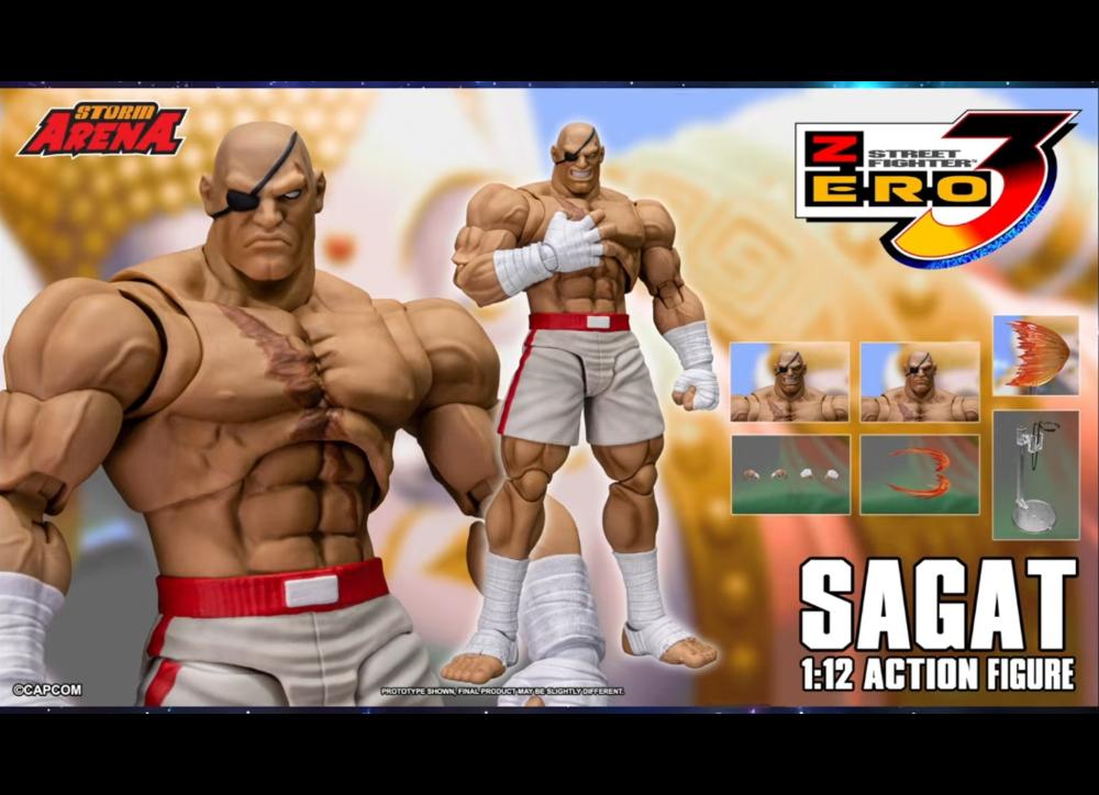 Storm 收藏品 街头霸王 1/12 竞技场 白色沙加特