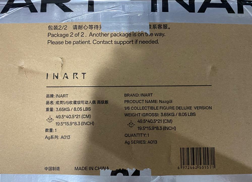 InArt A013D1 The Lord of the Rings 1/6 Nazgûl Deluxe Horse & Exclusive Sword