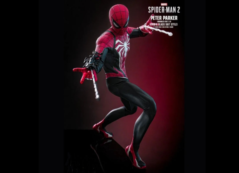 Ready Hot Toys VGM66 Peter Parker Advanced Suit 2.0 (Red and Black Suit Style)
