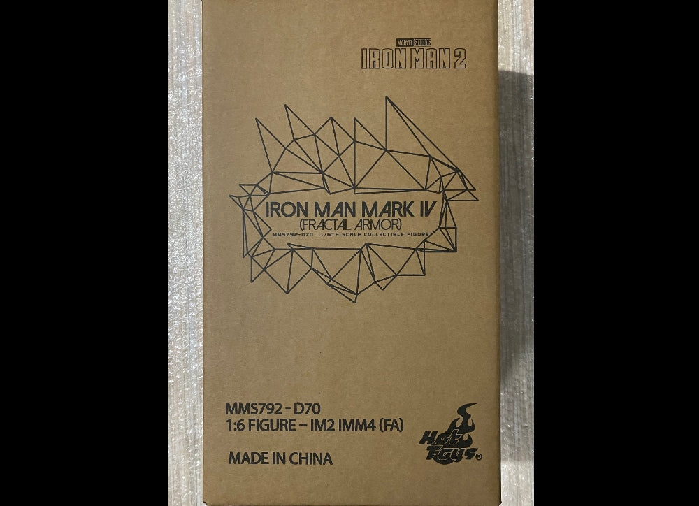 Ready! Hot Toys MMS792D70 Iron Man 2 1/6 Iron Man Mark IV (Fractal Armor)