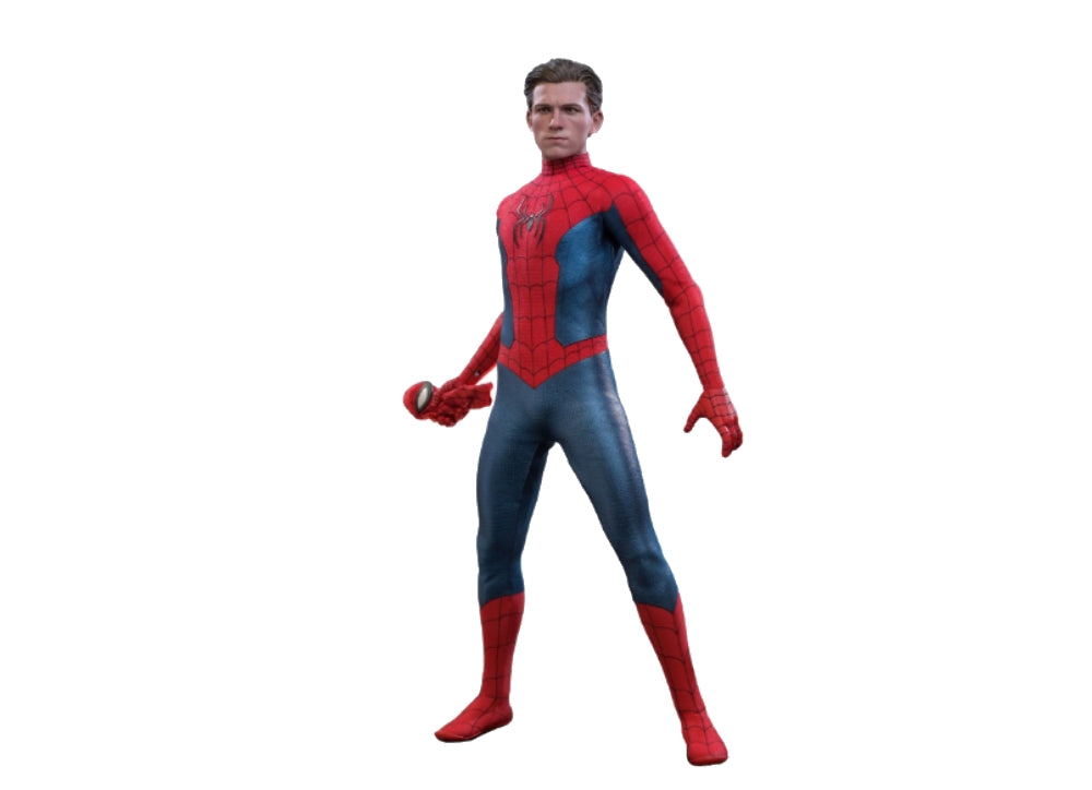 Ready! Hot Toys MMS679 NO WAY HOME 1/6 SPIDER-MAN (NEW RED AND BLUE SUIT)