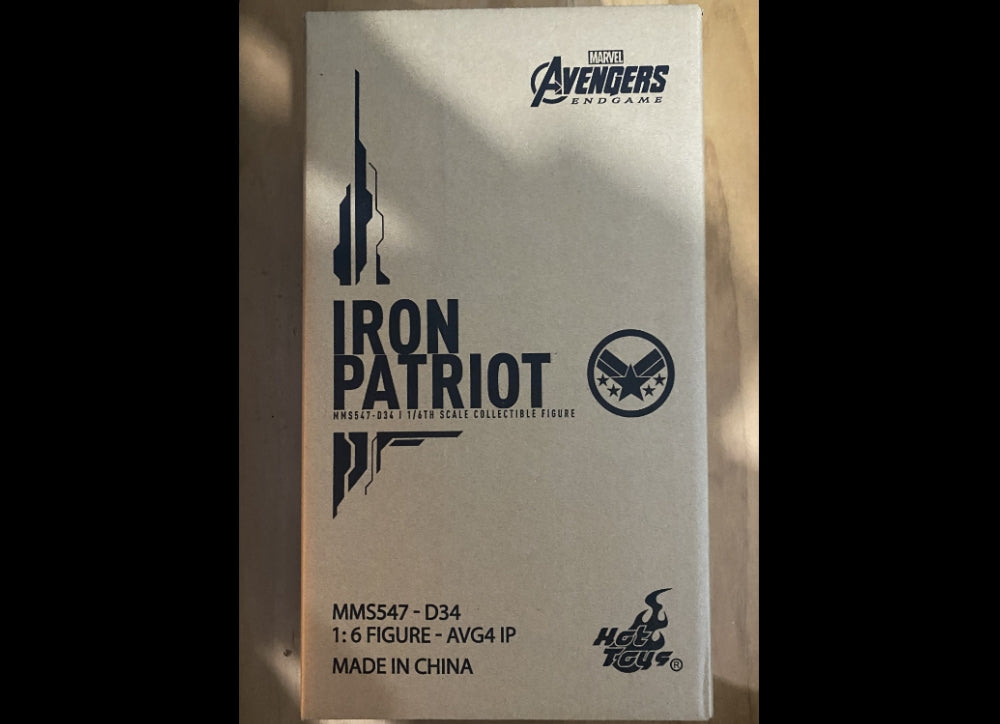 Ready! Hot Toys MMS547D34 AVENGERS: ENDGAME 1/6 IRON PATRIOT