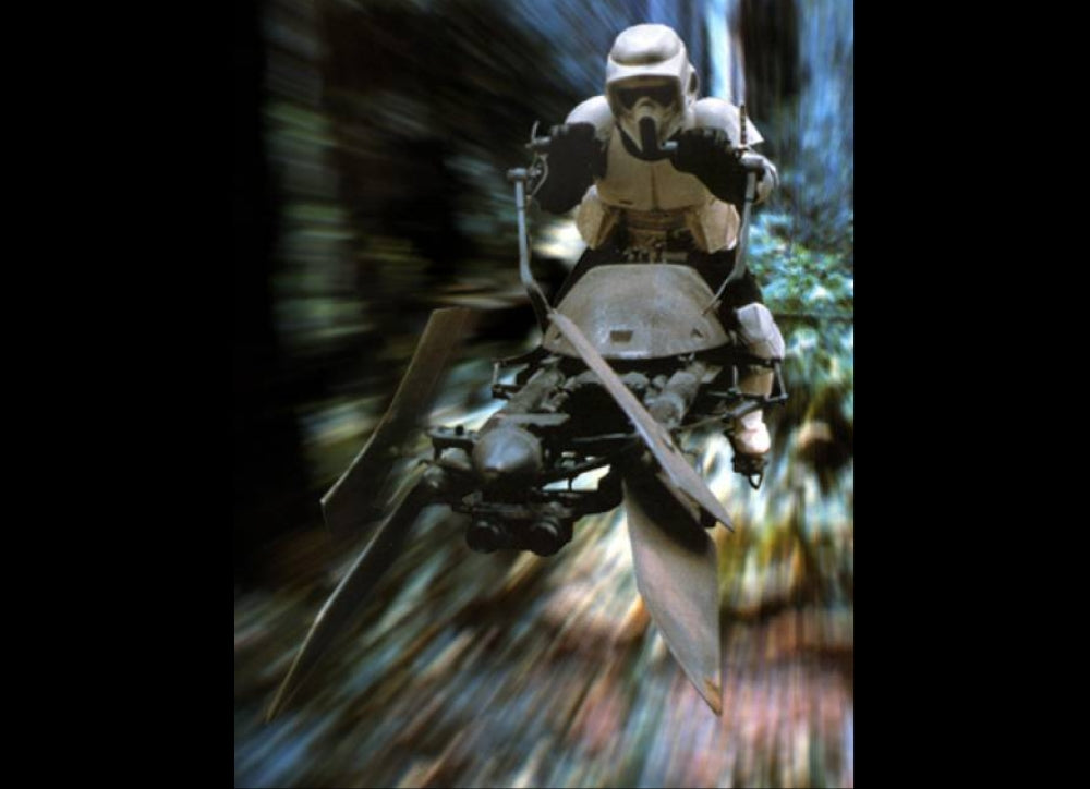 Ready Hot Toys MMS612 STAR WARS RETURN OF THE JEDI 1/6 SCOUT TROOPER AND SPEEDER