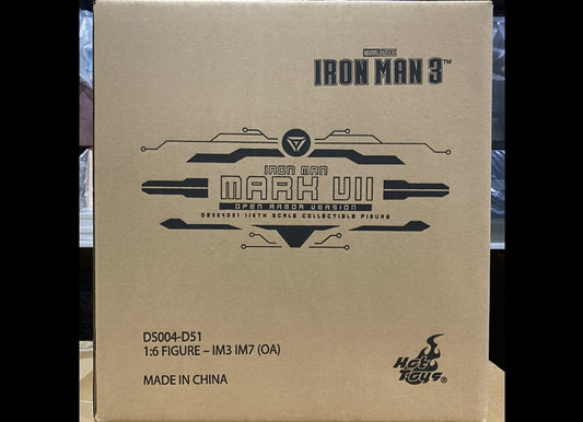 Ready! Hot Toys DS004D51 IRON MAN 1/6 MARK VII (OPEN ARMOR VERSION)