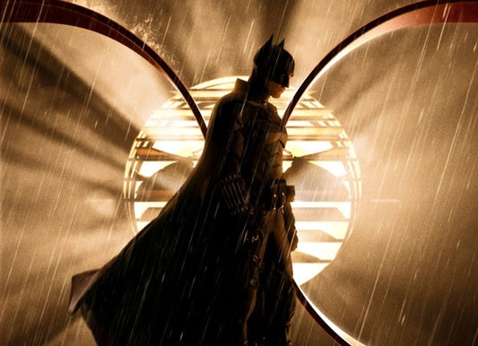 Ready! Hot Toys MMS641 THE BATMAN 1/6 BATMAN AND BAT-SIGNAL SET