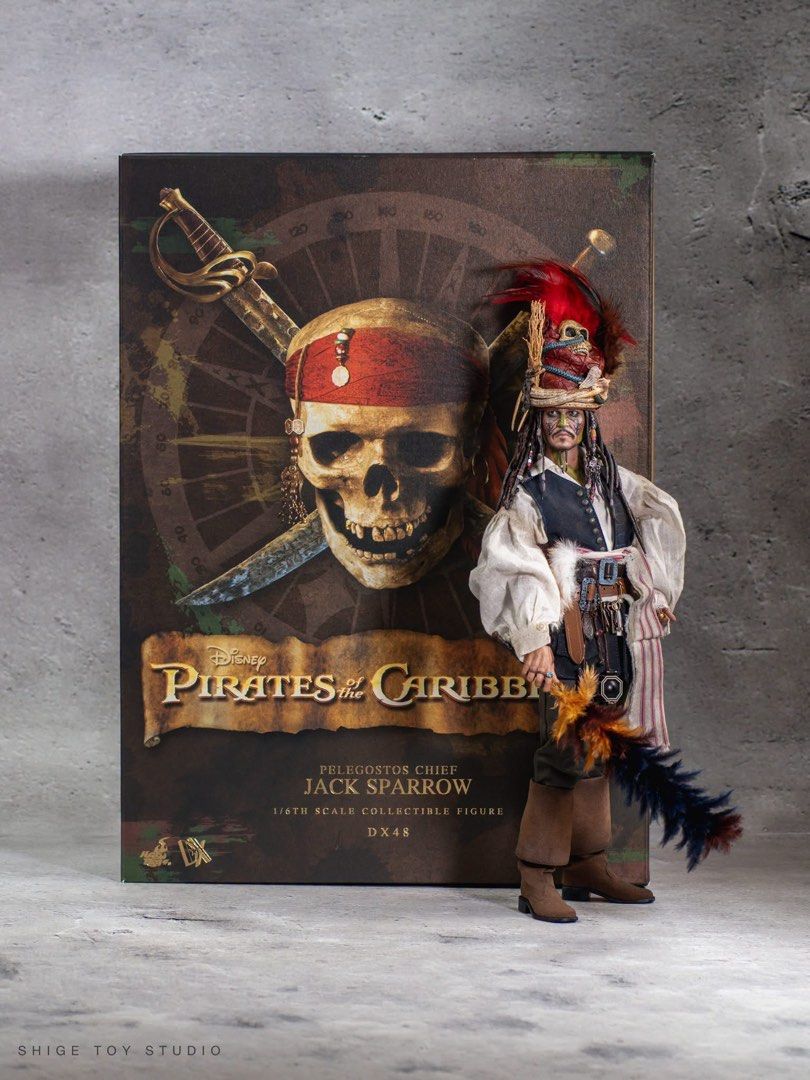 Ready! Hot Toys DX48 Pirates of the Caribbean: Dead Man’s Chest 1/6 Pelegostos Chief Jack Sparrow