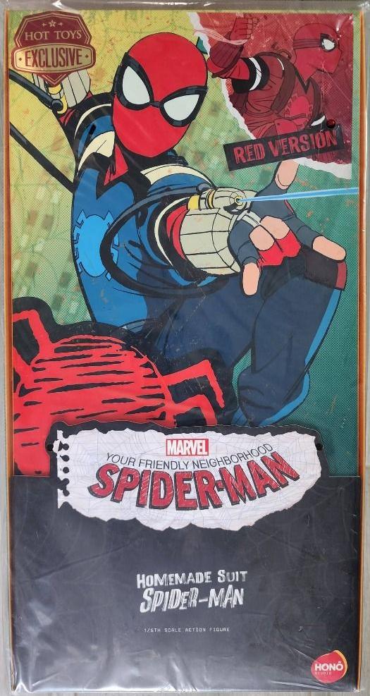 Ready! Hono Studio HS12 1/6 Spider-Man (Homemade Suit Red Version) Asia Exclusive