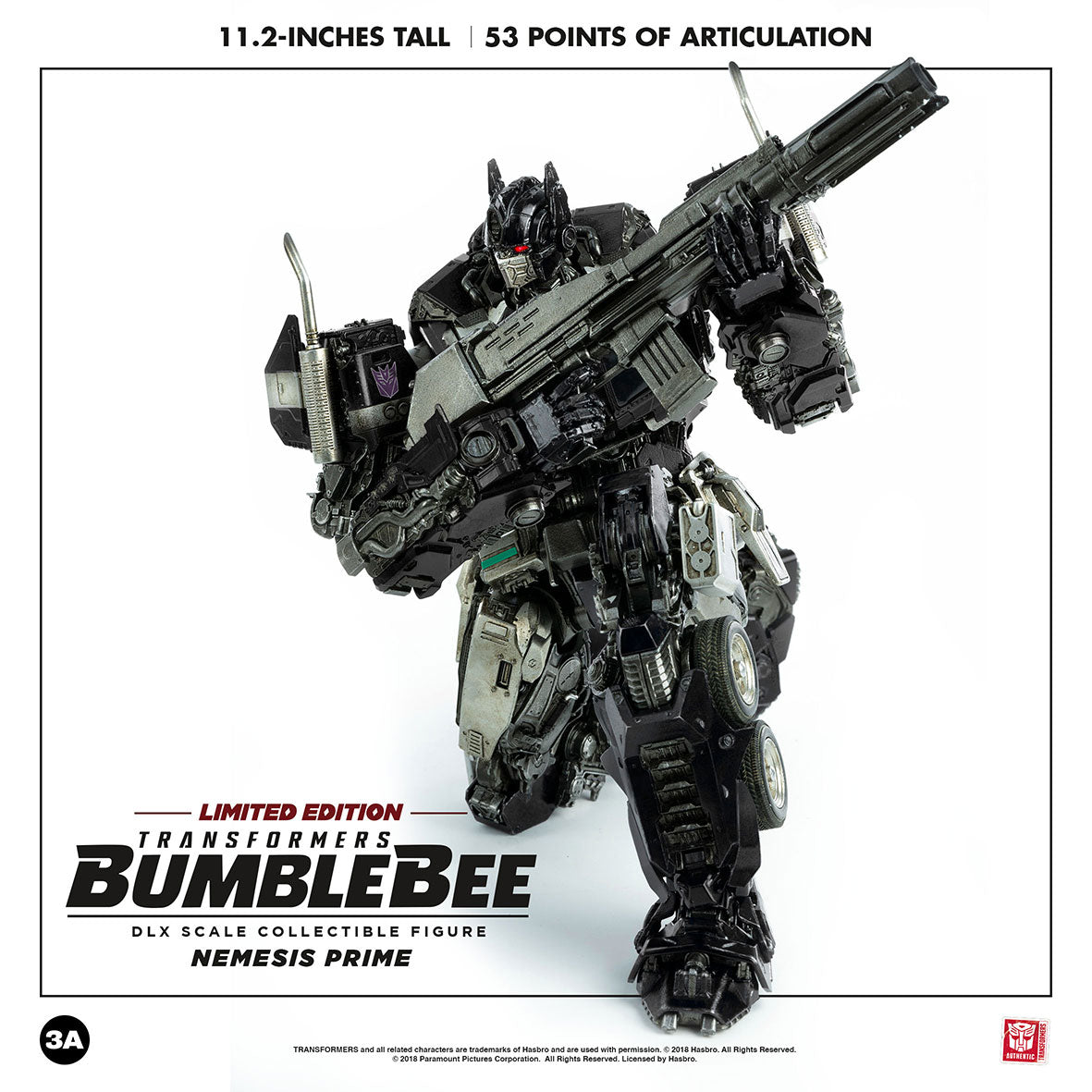 THREEZERO Nemesis Prime DLX Scale Collectible Figure (Limited Edition)