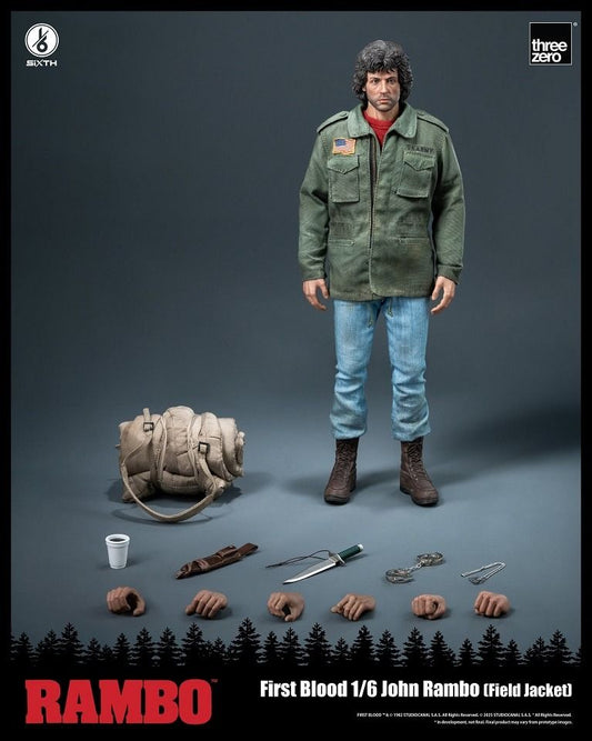 Ready! Threezero Rambo: First Blood 1/6 John Rambo (Field Jacket)
