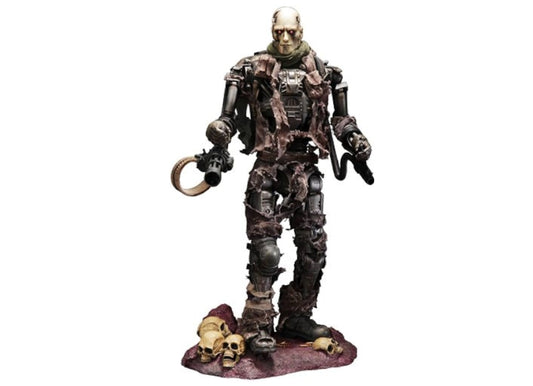 Hot Toys MMS104 终结者：救世军 T-600 内骨骼做旧橡胶皮肤