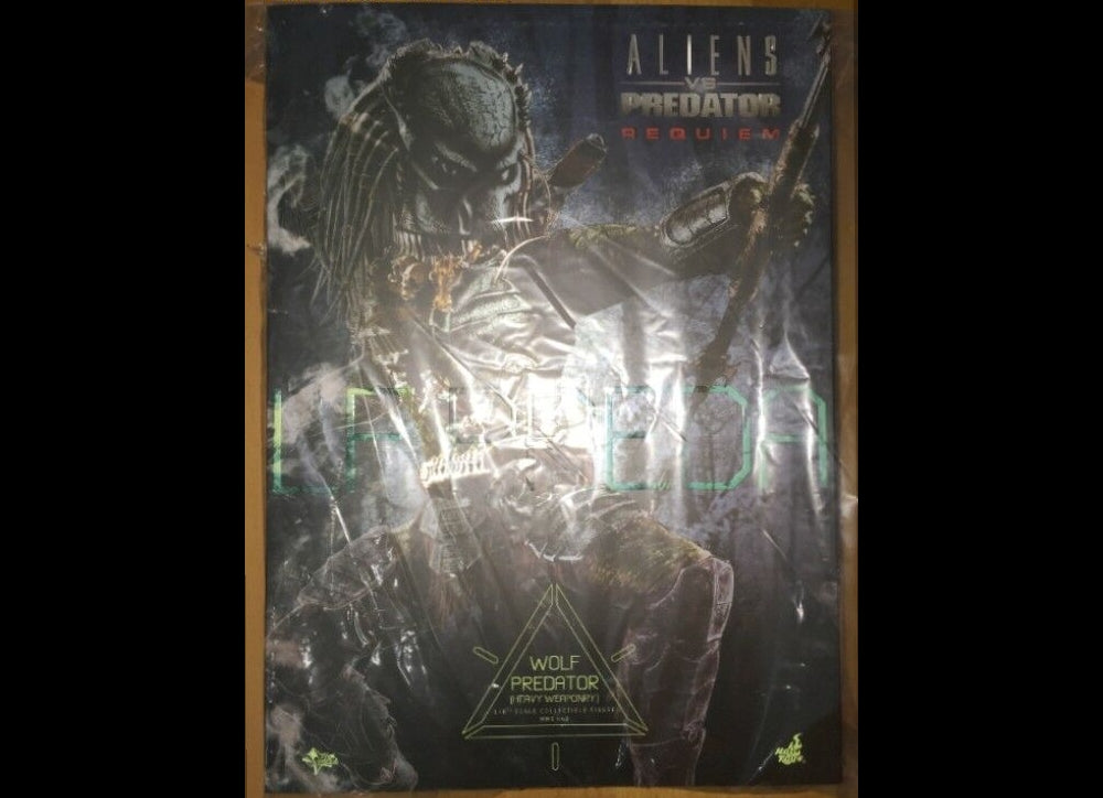 Hot Toys MMS443 异形大战铁血战士：安魂曲 1/6 狼人铁血战士（重型武器）