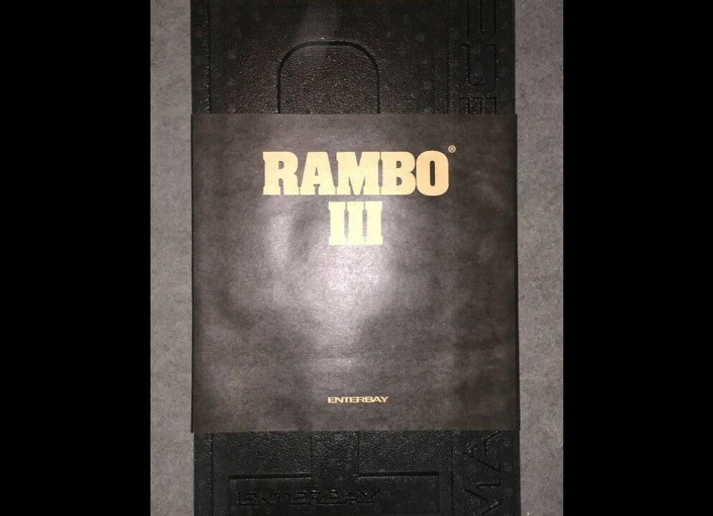 Enterbay HD1005 1/4 兰博3 西尔维斯特·史泰龙人偶 + 赠送箭矢包