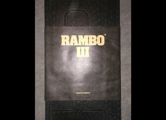 Enterbay HD1005 1/4 Rambo III Sylvester Stallone Figure + Bonus Arrows Pack