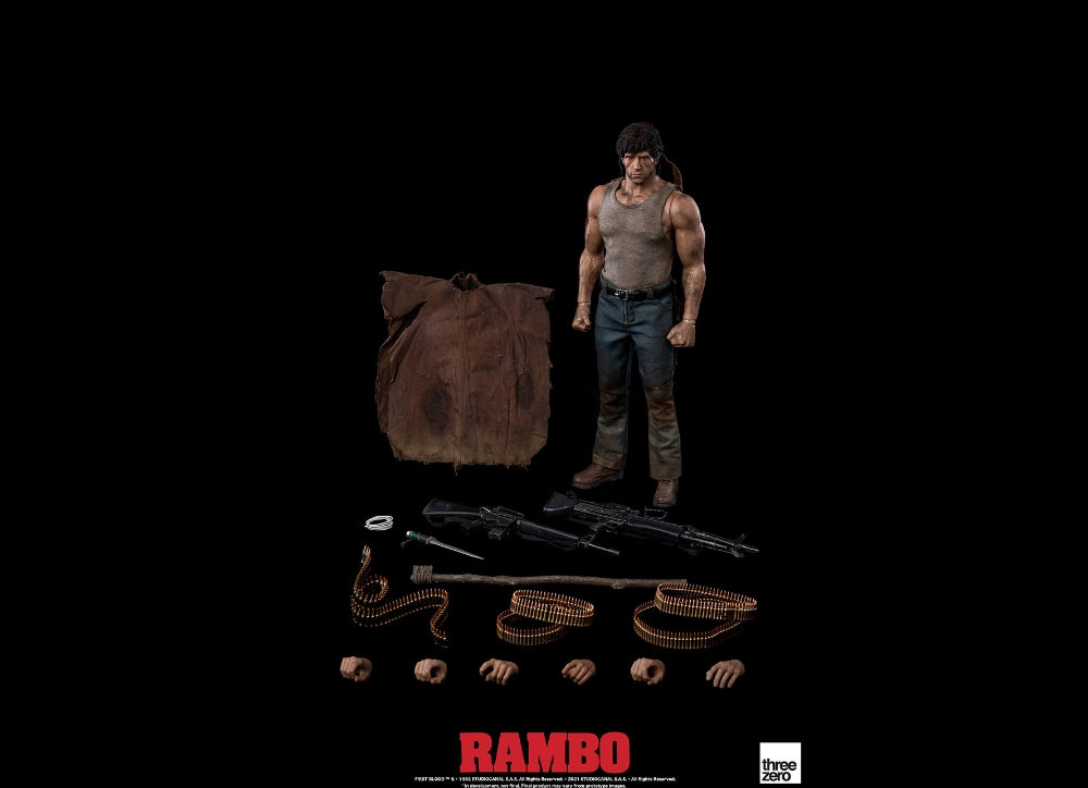 准备好了！Threezero 兰博：第一滴血 1/6 约翰·兰博