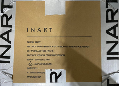准备就绪！InArt MAG015 黑神话：悟空大圣套装 1/6 标准版