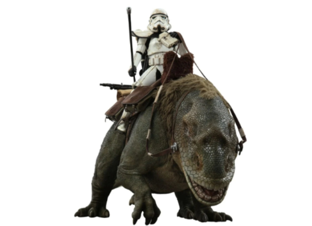 Ready! Hot Toys MMS722 Star Wars IV : A New Hope Sandtrooper Sergeant & Dewback