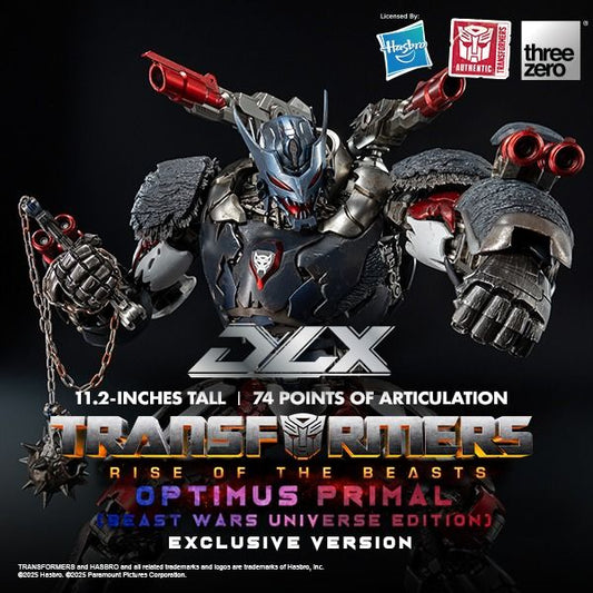 Threezero Transformers Rise of the Beasts DLX Optimus Primal Exclusive
