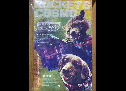Ready! Hot Toys MMS708 Guardians of the Galaxy Vol. 3 1/6 Rocket and Cosmo