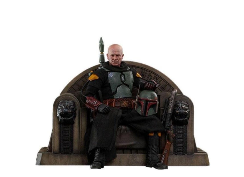 Ready Hot Toys TMS056B Star Wars 1/6 Boba Fett Repaint Armor Throne Special