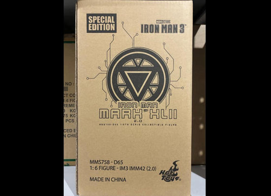 Ready! Hot Toys MMS758D65B Iron Man 3 1/6 Iron Man Mark XLII (2.0) Special