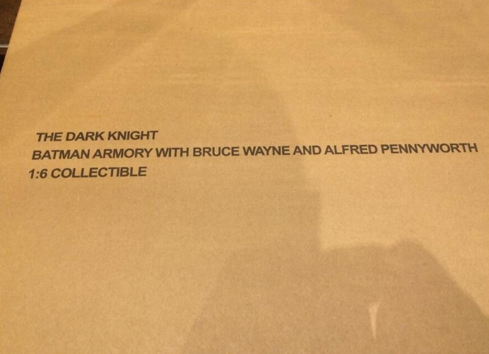 Hot Toys MMS236 1/6 BATMAN ARMORY WITH BRUCE WAYNE AND ALFRED PENNYWORTHS