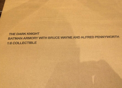 Hot Toys MMS236 1/6 BATMAN ARMORY WITH BRUCE WAYNE AND ALFRED PENNYWORTHS