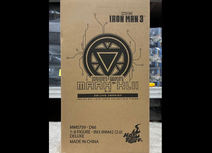 Ready! Hot Toys MMS759D66 Iron Man 3 1/6 Iron Man Mark XLII 2.0 Deluxe Regular