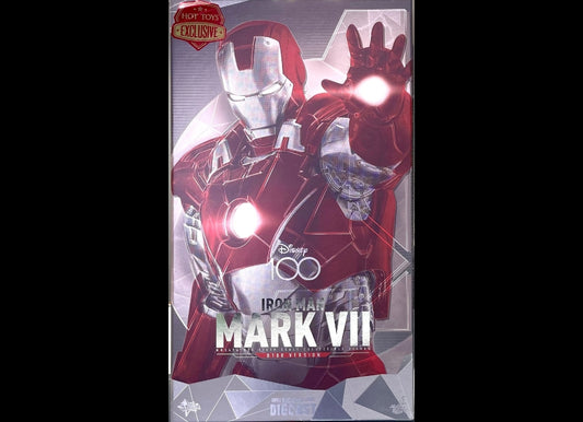 Ready! Hot Toys MMS696D54 DISNEY 100 1/6 IRON MAN MARK VII D100 VERSION
