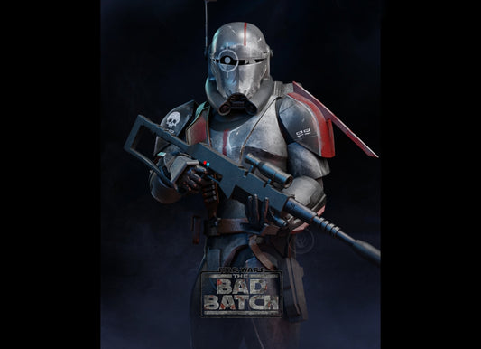 Ready! Hot Toys TMS087 STAR WARS THE BAD BATCH 1/6 CROSSHAIR