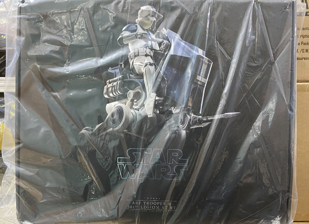 Ready Hot Toys TMS091 Star Wars: The Clone Wars ARF Trooper & 501st Legion AT-RT
