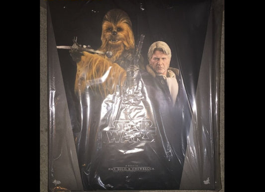 Hot Toys MMS376 星球大战：原力觉醒 1/6 韩·索罗和丘巴卡