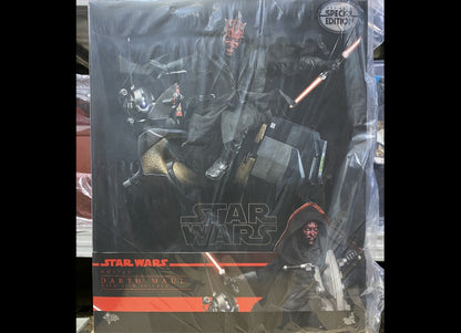 Hot Toys MMS749B 星球大战：魅影危机 达斯·摩尔 西斯飞车特别版