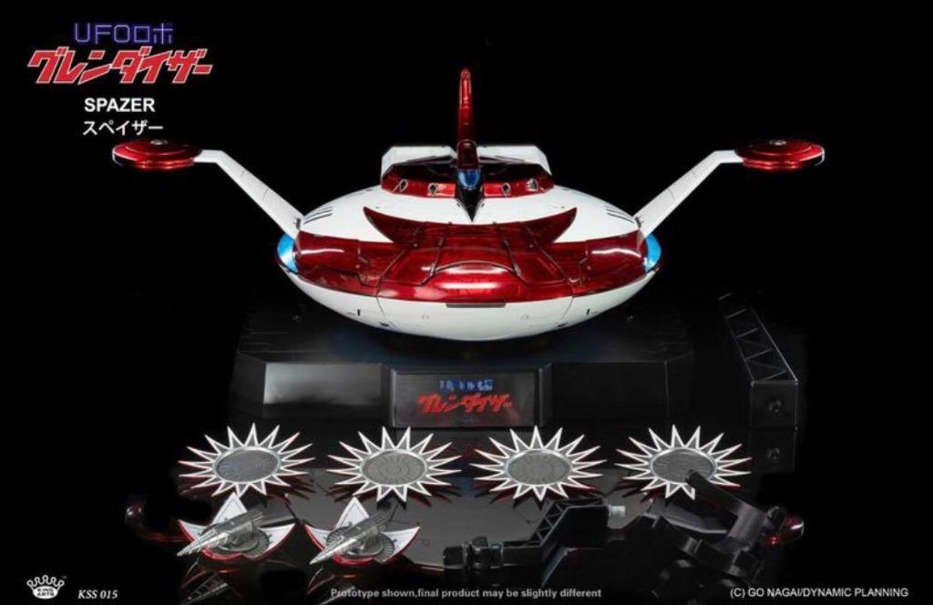 Ready! King Arts KSS015 KING ARTS DIECAST UFOROBOT GRENDIZER SPAZER