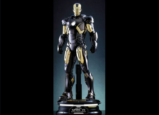 Ready! Hot Toys MMS741D61 IRON MAN MARK VII (BLACK & GOLD VERSION)