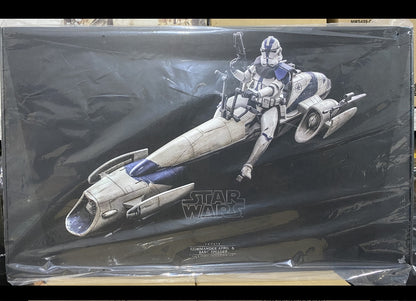 Ready Hot Toys TMS076 STAR WARS THE CLONE WARS 1/6 COMMANDER APPO & BARC SPEEDER