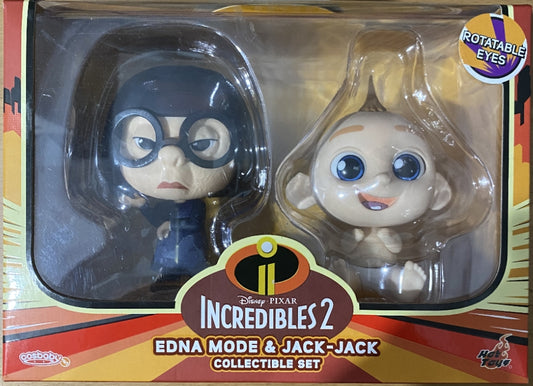 Hot Toys COSB482 Incredibles 2 - Edna Mode & Jack-Jack Cosbaby Set