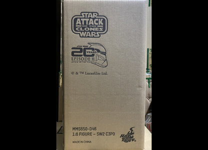 Ready! Hot Toys MMS650D46 STAR WARS II: ATTACK OF THE CLONES 1/6 C-3PO