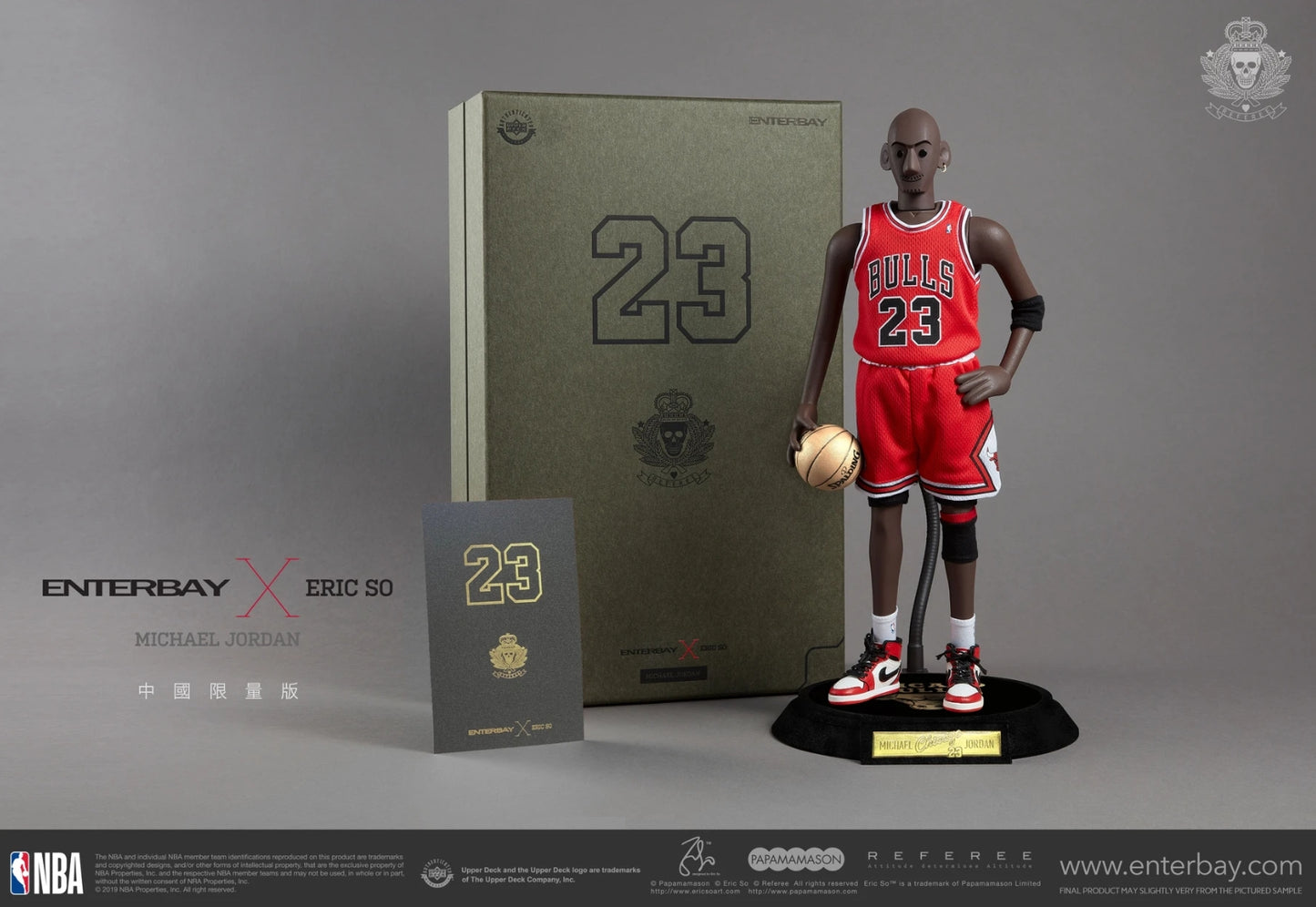 ENTERBAY 1/6 ENTERBAY X ERIC SO MICHAEL JORDAN –中国限量版（客场）
