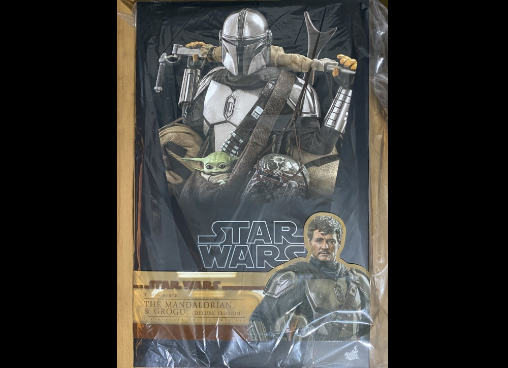 Ready! Hot Toys TMS052 Star Wars  1/6 The Mandalorian & Grogu Set Deluxe Version