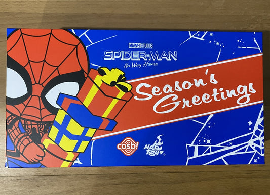 Ready! Hot Toys Christmas Gift 2021 No Way Home Spider-Man Cosbaby Set