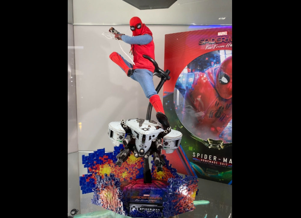In Stock! Hot Toys MMS552 FAR FROM HOME 1/6 SPIDER-MAN (HOMEMADE SUIT VER)