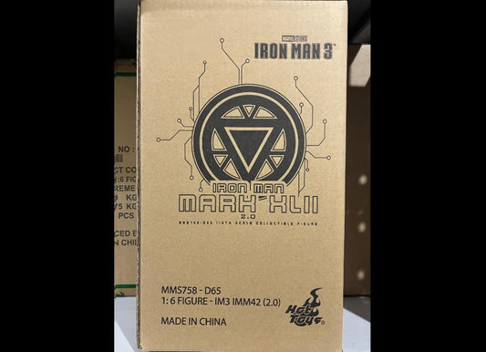 Ready! Hot Toys MMS758D65 Iron Man 3 1/6 Iron Man Mark XLII (2.0) Regular