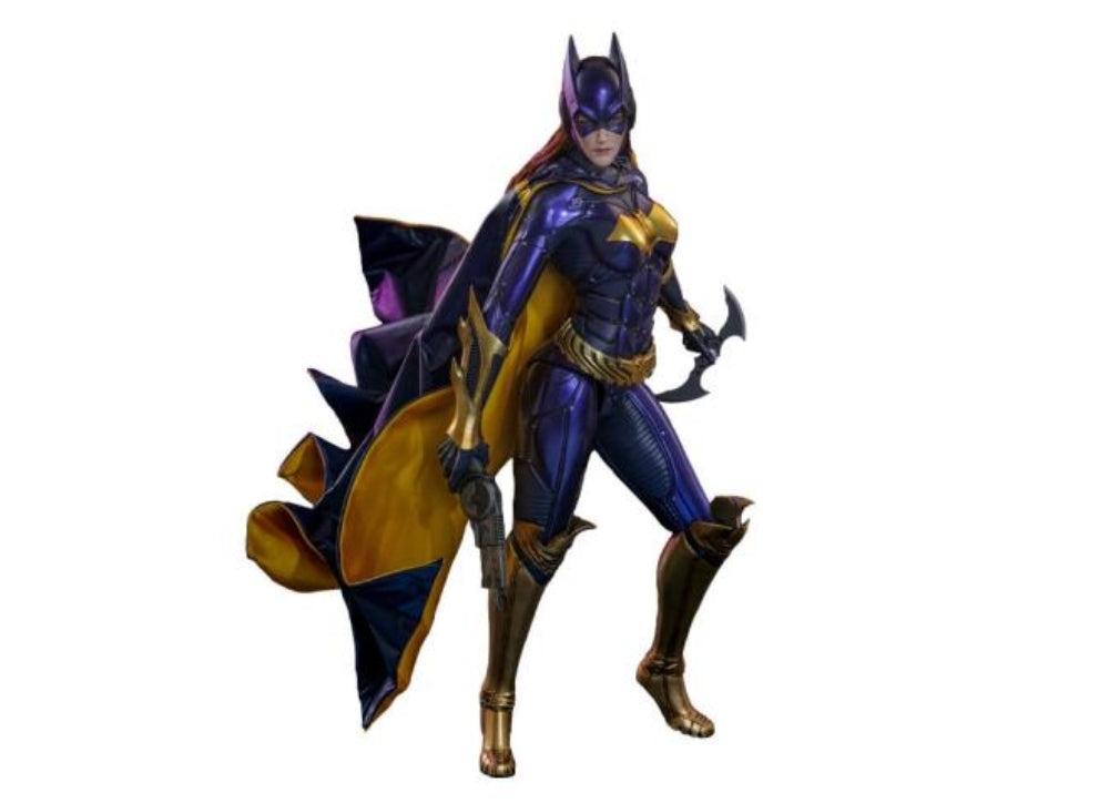 Hot Toys VGM65 蝙蝠侠：阿卡姆骑士 1/6 蝙蝠女（紫金版）现货
