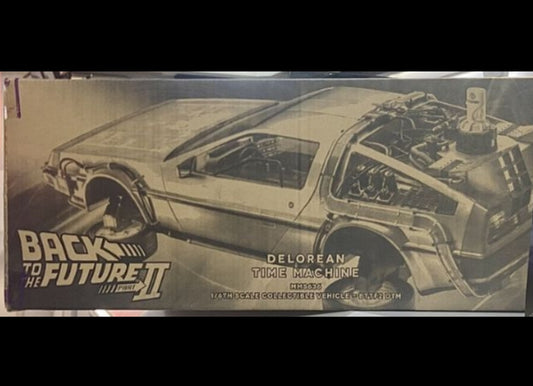 Ready! Hot Toys MMS636 BACK TO THE FUTURE II 1/6 DELOREAN TIME MACHINE